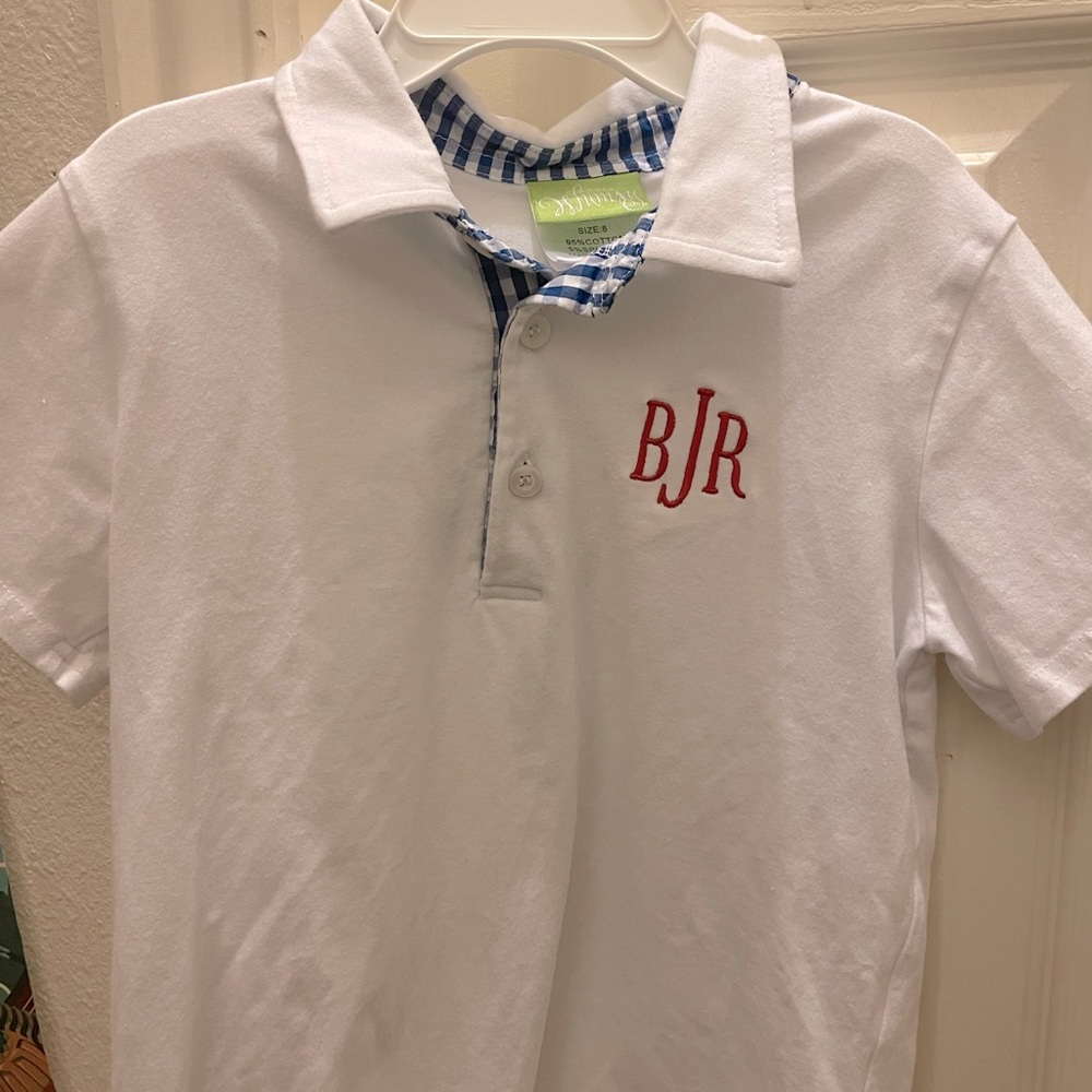 Monogrammed Polo for boys